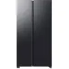 Bild von Samsung Series 6 RS60F Side-by-Side mit No Frost+ und AI Energy Mode, , Freistehend, Amerikanische Tür, Schwarz, 2 Tür(en), LED, R600a