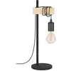 Bild von TOWNSHEND Tischleuchte Tischbeleuchtung - L17,5 x B15,5 x H50 cm - schwarz, braun - 1X10W exkl. - IP20