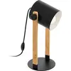 Bild von HORNWOOD Tischleuchte Tischbeleuchtung - L21 x B18 x H42 cm - schwarz, creme - 1X28W exkl. - IP20