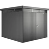 Bild von Biohort Highline, Metallschuppen, Einzelbild, Flachdach, Grau, Metall, Grau