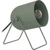 Bild von EGLO Tischlampe Tilston, Nachttischlampe mit schwenkbarem Spot, Zimmer Deko, kleine Tischleuchte aus Stahl in Grün, E14 Fassung, L 12,5 cm