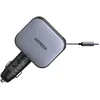 Bild von UGREEN Nexode EC603 90W USB-A, 2xUSB-C Kfz-Ladegerät mit ausziehbarem Kabel