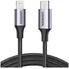 Bild von UGREEN US304 USB-C auf Lightning Kabel, 1m, schwarz