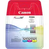 Bild von Canon Original Tintenpatronen CLI-521 Multipack cyan, magenta, gelb 446 Seiten 9ml (2934B007)