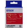 Bild von Epson LabelWorks LK-4RKK - Seidig - Gold auf Rot - Rolle (1,2 cm x 5 m)