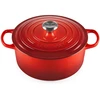 Bild von Le Creuset Gusseisenbräter für alle Herdarten, Deckel, 26 cm (5,5 L), aus der Signature-Serie in Rot