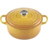 Bild von Le Creuset Runder Bräter Evo Dutch Oven 24 cm im trendigen Nektar-Farbton für geschmackvolle Gerichte