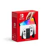 Bild von Nintendo Switch Konsole - OLED Weiß: Tragbare Spielkonsole mit 7-Zoll-OLED-Bildschirm, verbessertem Audio und 64 GB interner Speicher