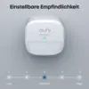 Bild von eufy Smart Home Bewegungsmelder mit 100° Sichtfeld, 9 m Reichweite, Alarm und 2 Jahre Batterielaufzeit für HomeBase Überwachungsgeräte.