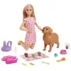 Bild von Barbie Spielset Für Neugeborene Welpen Mit Tier-spielzeug