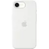 Bild von Apple Silikon Case für iPhone 16E: Elegantes weißes offizielles Handyhülle für optimalen Schutz und Stil
