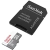 Bild von SanDisk Ultra microSDHC Speicherkarte 32 GB mit Adapter für Smartphone, Drohne, Action-Cam (Grau/Rot)