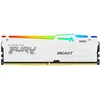 Bild von Kingston FURY Beast RGB EXPO DDR5 Arbeitsspeicher 32 GB Kit 6000 MT/s Weiß für AMD-fähige Desktop-PCs