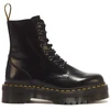 Bild von Dr.Martens Jadon Stiefel für Damen in Schwarz - Plateau-Boots mit luftgepolsterter Sohle und markantem Gelbrandschaft