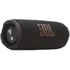 Bild von JBL Flip 7 Tragbarer Bluetooth-Lautsprecher in Schwarz mit kraftvollem Sound und wasserfester Bauweise für unterwegs.