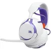 Bild von JBL QUANTUM 650 Wireless Gaming-Kopfhörer On-Ear in Weiß und Lila - Kabellos für immersiven Sound und perfektes Gaming