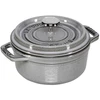 Bild von STAUB Gusseisen-Kocotte, runde Form, 12 cm / 0.4 L, Graphitgrau, induktionsgeeignet, ovenfest bis 240°C und spülmaschinenfest