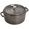 Bild von STAUB Bräter aus Gusseisen, 24 cm rund, für den Ofen und Herd - perfekt zum Schmoren und Braten in Graphitgrau