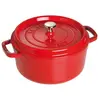 Bild von STAUB Zubehör zum Kochen: Cocotte Schmortopf mit 26 cm Durchmesser im edlen Kirschrot für Ihren Herd