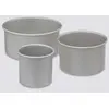Bild von 5five Kuchenformen Backform Rund-Set 3-teilig in Silber: 20cm, 15cm & 10cm für perfekte Kuchen - Ideal für jede Küche