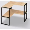 Bild von 5five Haushaltswaren Eckregal: Zweistufiges Blackwood Design für optimale Raumnutzung und elegante Aufbewahrung.