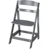 Bild von roba Babyhochstuhl Holzhocker Sit Up Flex - Verstellbarer Kinderstuhl von 6 Monaten bis 70 kg - Anthrazit