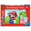 Bild von Ravensburger Super Mario Puzzle 3x49 Teile