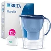 Bild von BRITA Marella Wasserkaraffe mit 2,4 L Fassungsvermögen und 12 x Maxtra Pro Filterkartuschen für reines, gefiltertes Wasser
