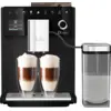 Bild von Melitta Kaffeevollautomat CI Touch mit Milchsystem   Espressomaschine, integriertes Mahlwerk, Milchaufschäumer, Matt Schwarz