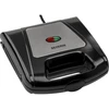 Bild von Severin 3in1 Sandwichmaker & Toaster, Brüsseler-Waffeleisen, wechselbare Grill-/Sandwichplatten, antihaftbeschichtet, 1000W, Edelstahl, schwarz