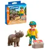 Bild von Playmobil Caretaker Duo Pack With Rhinoceros Bauspiel