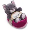 Bild von Nici Katze Schläft Im Korb Mit Teddybär 12 Cm