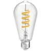 Bild von Hama Smart Home LED-Lampe, Matter, E27 Retro Filament ST64, RGBW dimmbar & App-Steuerung für intelligente Beleuchtung