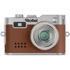 Bild von Rollei Mini-Digitalkamera in Braun | Kompakte Digitalkamera im Retro-Design für hochauflösende Fotos und Full HD Videos.