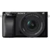 Bild von Sony Alpha 6100 APS-C Kamera mit 16-50 mm Objektiv | Schneller 0,02 s Autofokus mit Augenerkennung | 4K Video & Neigbares Display, Schwarz