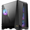 Bild von MSI MEG PROSPECT 700R: Gaming-PC-Gehäuse Midi-Tower ATX mit Touchscreen-IPS-Display, modularem Seitenpanel, 4x 140mm ARGB-Lüftern, schwarz