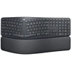 Bild von Logitech ERGO K860 kabellose ergonomische Tastatur für Windows/Mac mit Handgelenkauflage, QWERTZ-Layout in Graphit, Bluetooth oder USB-Empfänger.