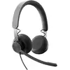 Bild von Logitech Business Zone Teams Headset kabelgebunden in Graphit   Professionelles Headset für klare Kommunikation