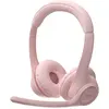 Bild von Logitech Zone 300 kabelloses Bluetooth Headset mit Noise-Cancelling Mikrofon, plattformübergreifend für Home Office & PC - Rosa