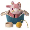 Bild von Lilliputiens Jeanne Katze Mit Korb Teddy