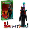 Bild von LEGO Minecraft Spielzeug Set 21279 Der Enderman-Turm, Bausatz für Kinder mit Enderman Figur und kreativem Bauprojekt