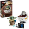 Bild von LEGO Star Wars 75403 Grogu  in seiner Repulsorwiege   Der Baukasten zum Konstruieren des "Das Kind" Charakters mit kontrollierbarer Wiege