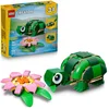 Bild von LEGO Creator 3-in-1 Schildkröte mit Seerose Bauset   Konstruktionsspielzeug für kreative Kinder und Erwachsene