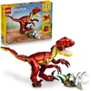 Bild von LEGO Creator Wilder Dinosaurier Bauset: Erwecke 3 Urzeit-Giganten zum Leben mit diesem lustigen und actionreichen LEGO Dinosaurier Spielzeug