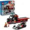 Bild von LEGO City 60493 F1® Show-Truck mit Audi F1® Rennwagen und Hoverboard, Spielset für Kinder und Erwachsene, Bau- und Konstruktionsspielzeug