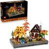 Bild von LEGO Icons 11372 Herbstlicher Landhausgarten: Ein detailreiches Sammler-Set für Erwachsene mit Blumenbeeten und Kürbissen.