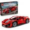 Bild von LEGO Technic Ferrari 488 Pista Auto: Bauset für Rennsport-Fans mit realistischen Funktionen und detailreichem Design