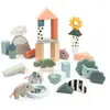 Bild von Done By Deer Friends Holzbausteine Set 34 Stücke