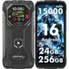 Bild von Blackview ROCK 1 Outdoor Smartphone 8GB+256GB Schwarz: 15000 mAh Akku, IP69K wasserdicht, 20 MP Nachtsicht, Android 16, 6,56 Zoll HD+ Display