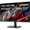 Bild von Ochama 23,8 Zoll Gaming- und Büromonitor | 1080P FHD, 100 Hz, ultraschmale Ränder für optimales Gaming, Büro und Studium